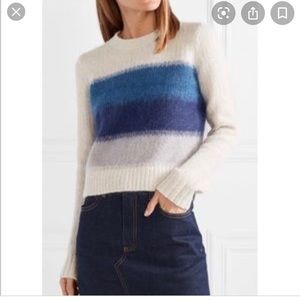 Rag & Bone Holland Ombré Stripe Crop Sweater